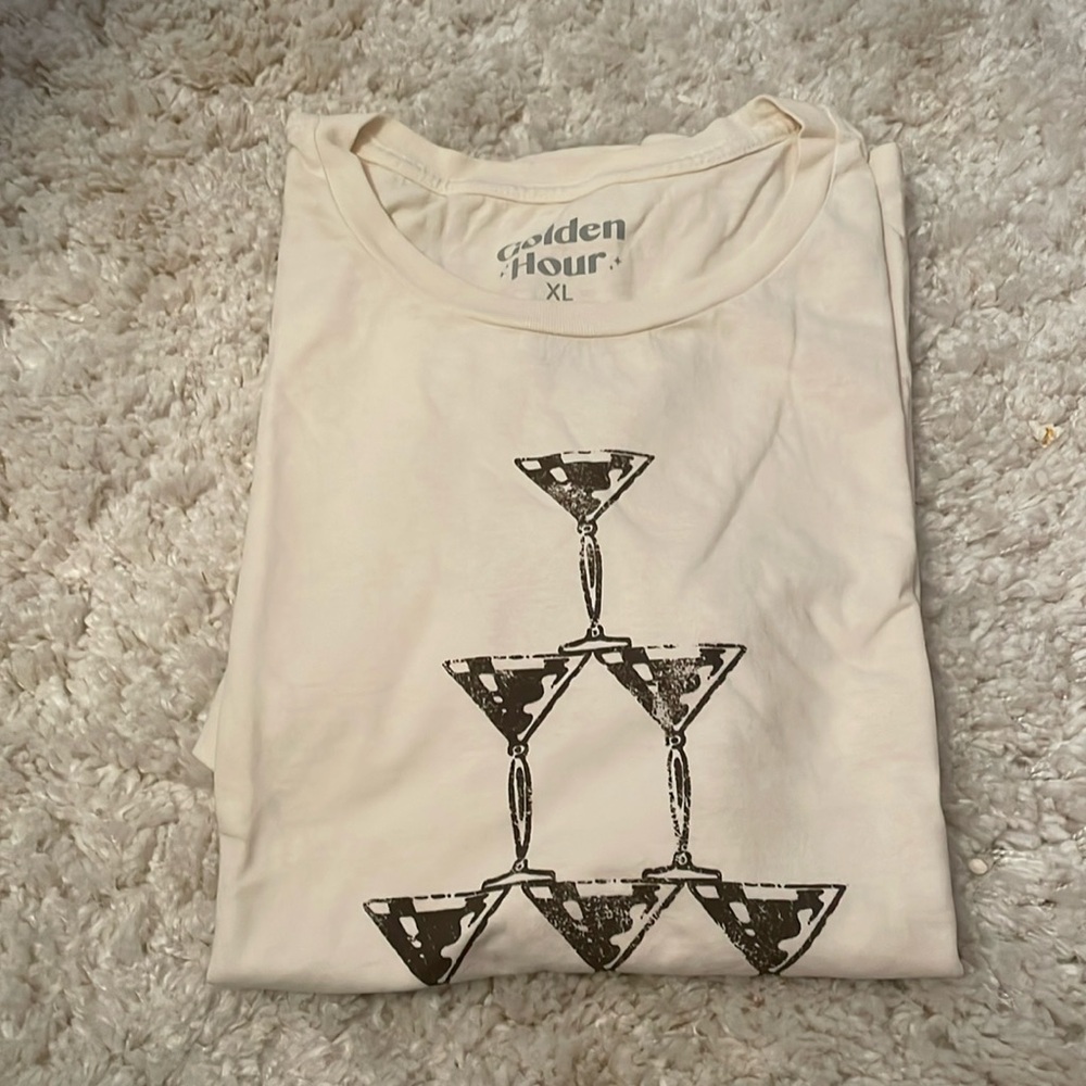 Espresso martini time tighter fit shirt
